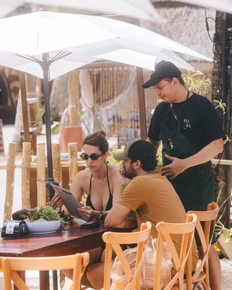 Food by the sea at Mouton Beach Club