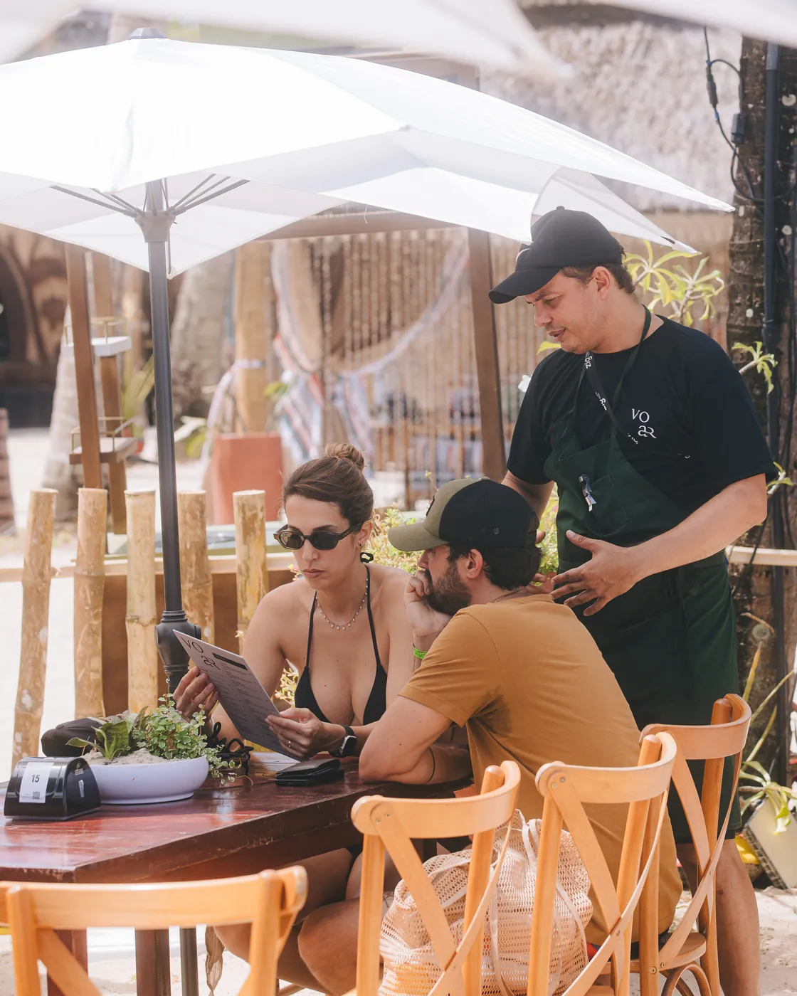 Food by the sea at Mouton Beach Club